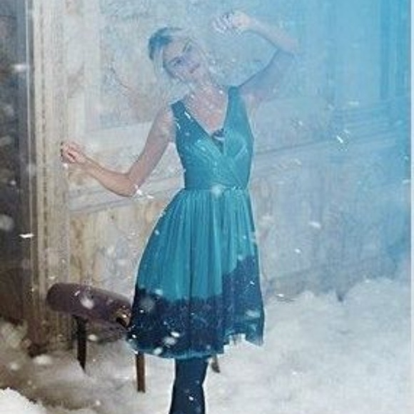 *RARE!* Anthropologie Snow Queen Dress Tracy Reese - Picture 2 of 8